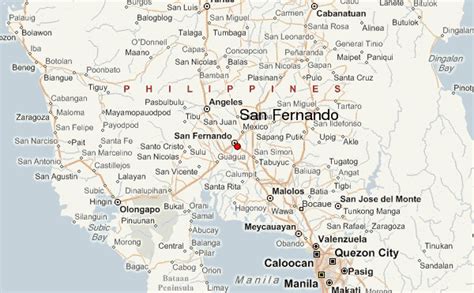 city of san fernando pampanga map|Detailed Road Map of San Fernando .